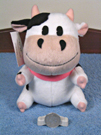 Harvest Moon stuffed cow (front)