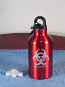 Resident Evil: Outbreak bottle (front view)