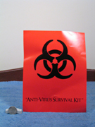 Resident Evil: Outbreak survival kit insert