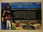 Promo Spy Hunter motorcycle